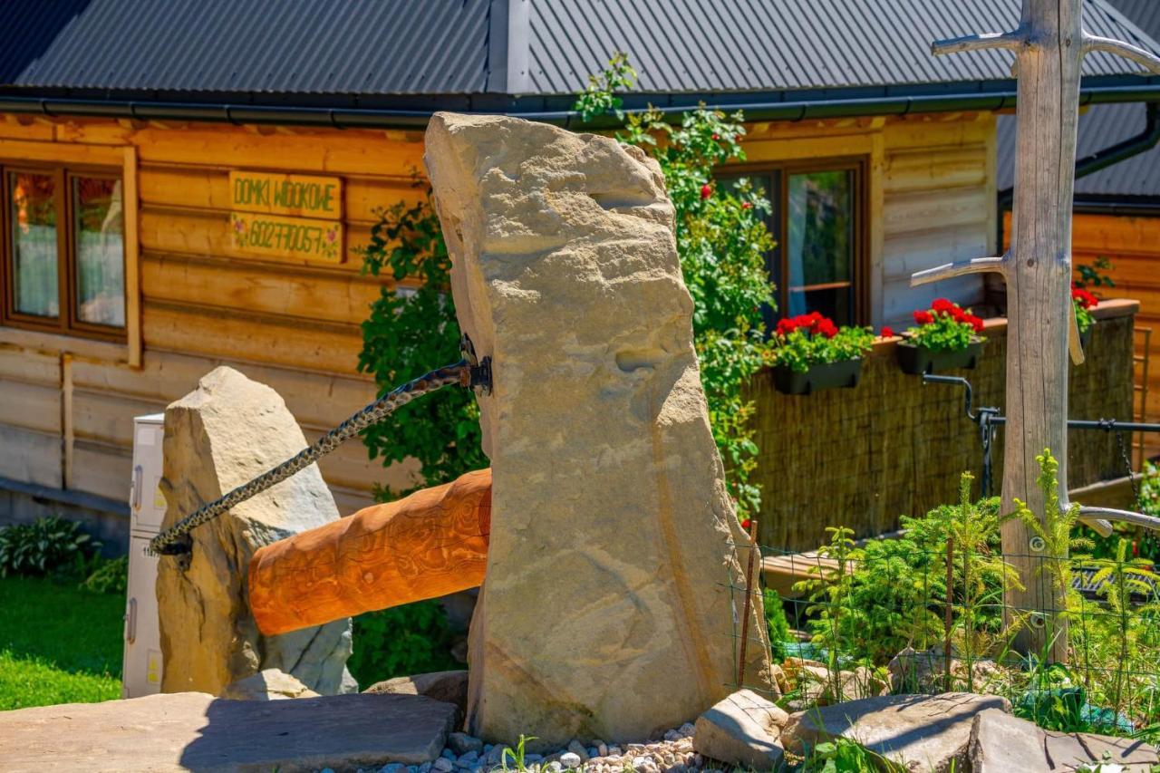 Domki Widokowe Wooden Luxury Chalet & Jacuzzi Zab Exterior photo