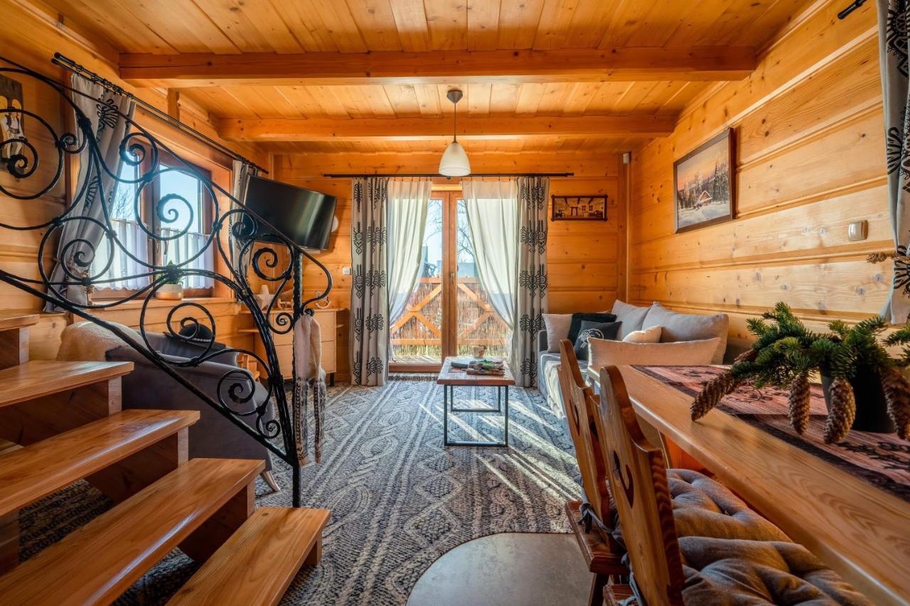 Domki Widokowe Wooden Luxury Chalet & Jacuzzi Zab Exterior photo