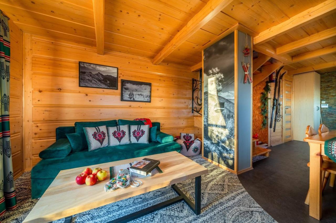 Domki Widokowe Wooden Luxury Chalet & Jacuzzi Zab Exterior photo