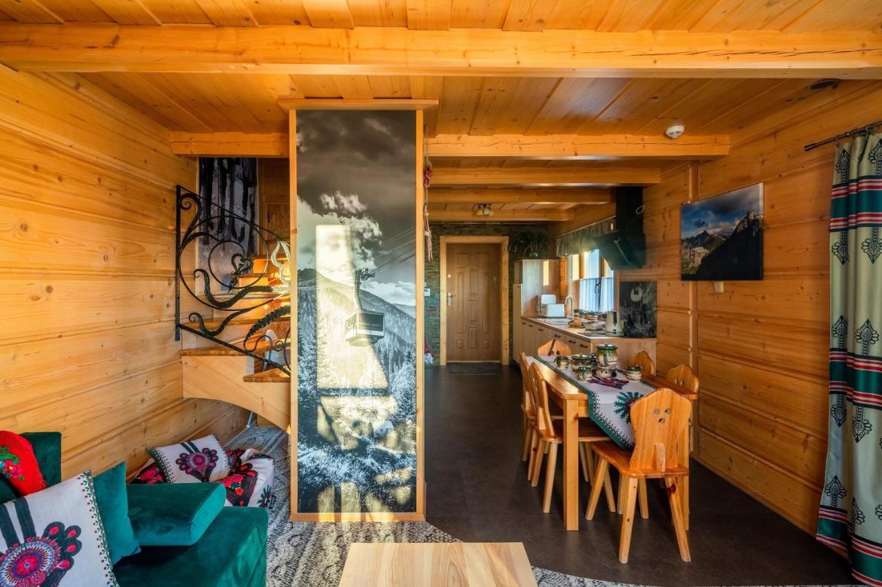 Domki Widokowe Wooden Luxury Chalet & Jacuzzi Zab Exterior photo